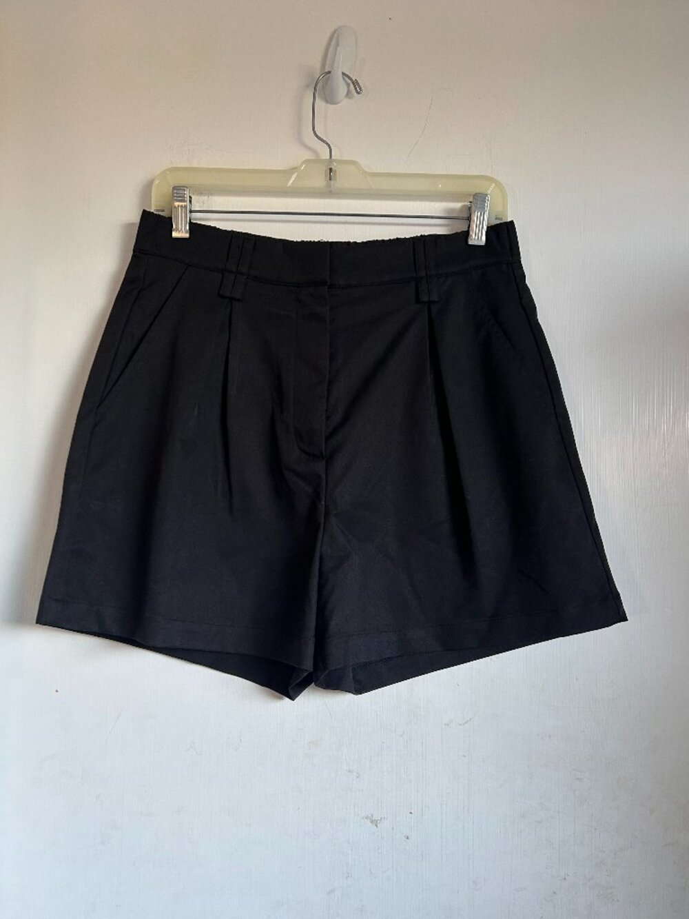 En Saison Black Tailored Bermuda Shorts